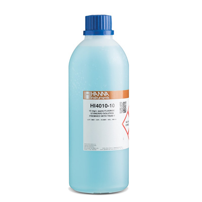 哈纳HANNA HI4010-10氟化物【标值：10 ppm】TIISA II 和ISE标准混合液
