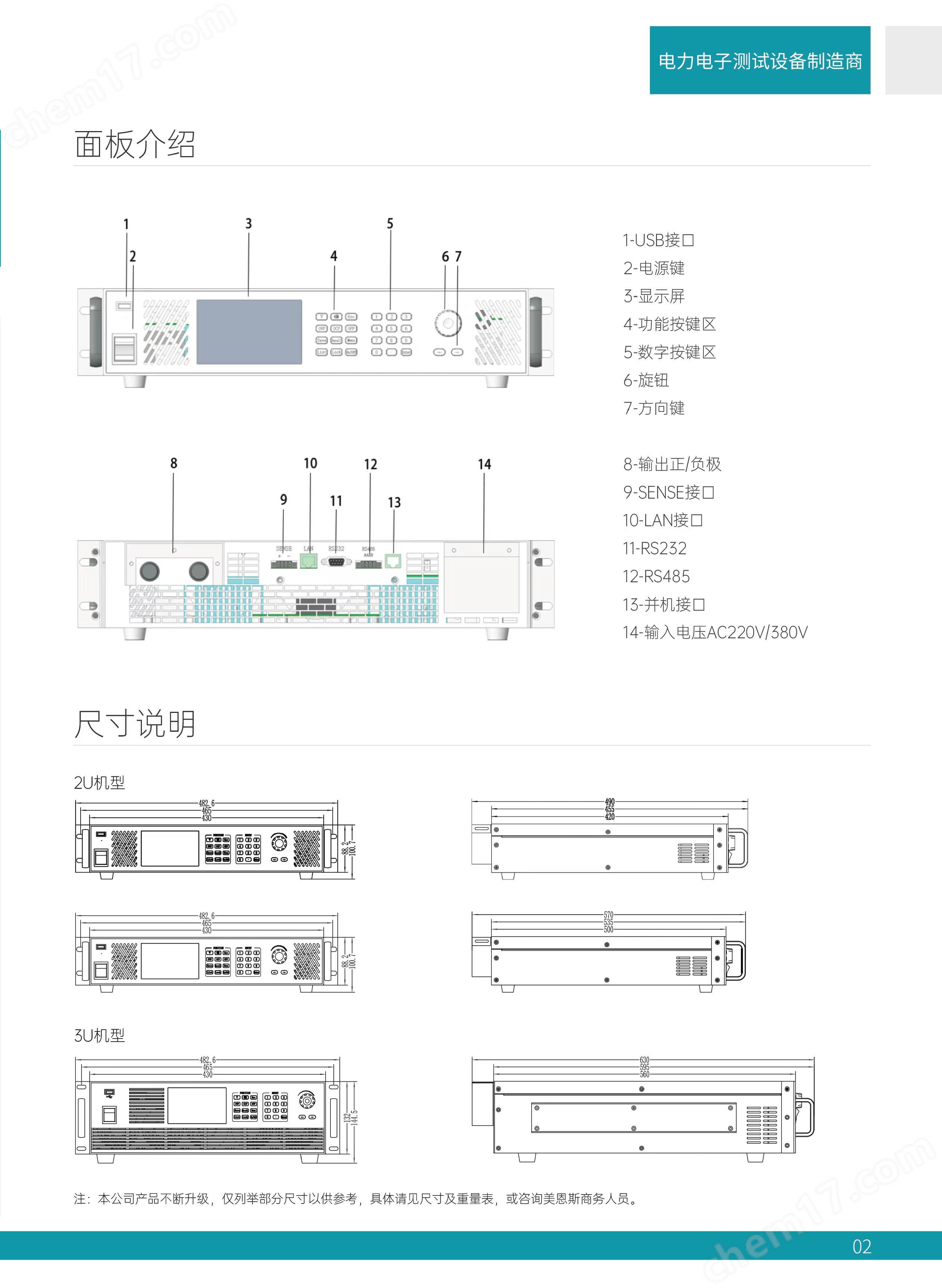 美恩斯 MSP65180-100-1800可编程直流电源180KW特点