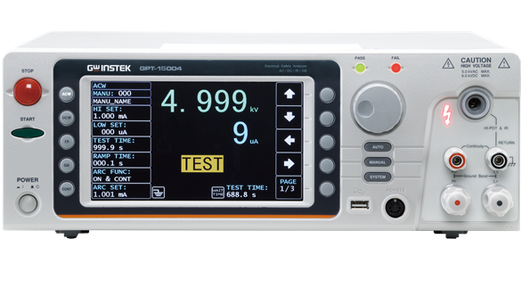 GPT-15000系列 500VA电气安全分析仪(GPT-15001,GPT-15002,GPT-15003,GPT-15004)