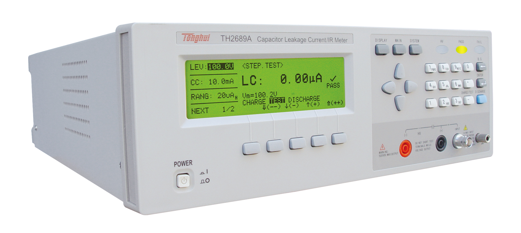 TH2689A 电容器漏电流/绝缘电阻测试仪