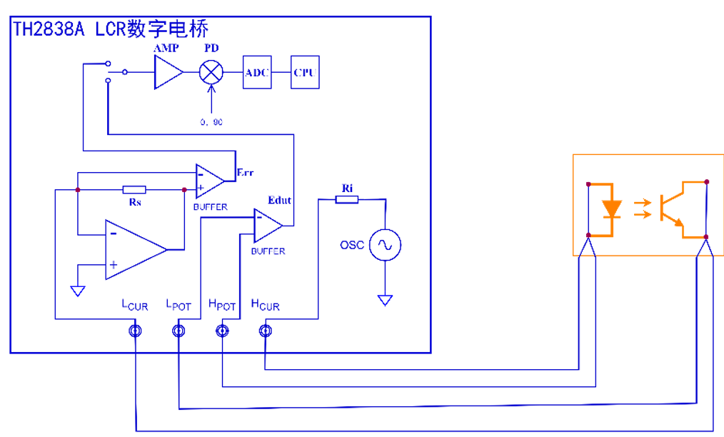 光耦输入端两极短路、输出端两极短路