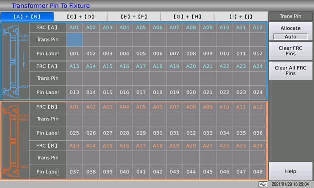 系统在脚位关联界面增加了图片