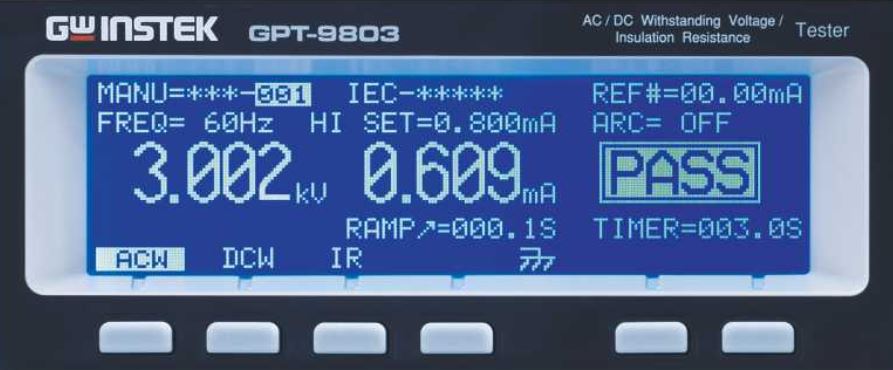 GPT-9800系列以简约的按键设计并搭配高辨视性的点矩阵蓝色LCD显示屏