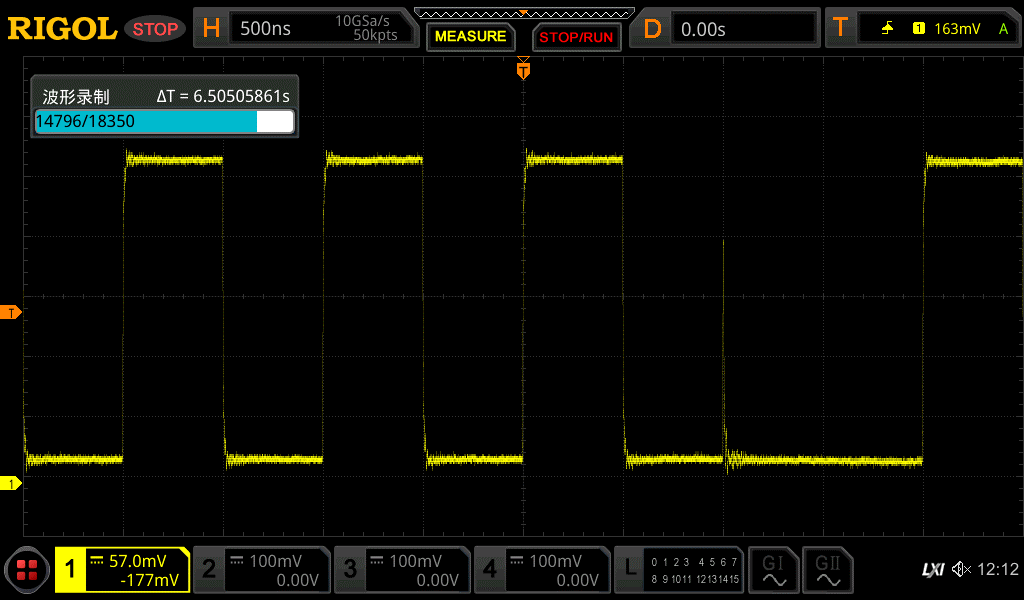 MSO8000A系列标配500Mpts的存储深度