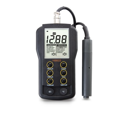 哈纳HANNA HI8633微电脑电导率 EC 测定仪